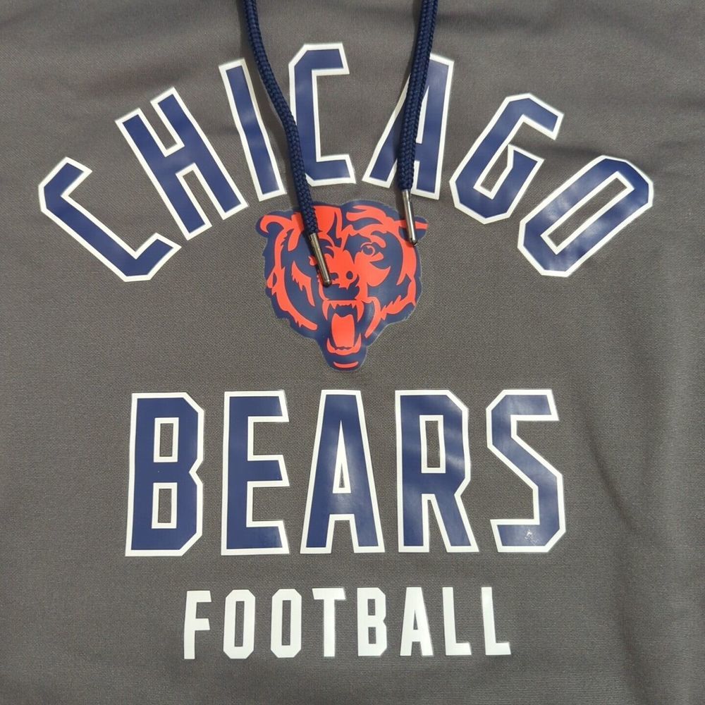 Chicago Bears Men's NFL Team Apparel Hooded Pullover Sweatshirt Camo Size M.‎ C